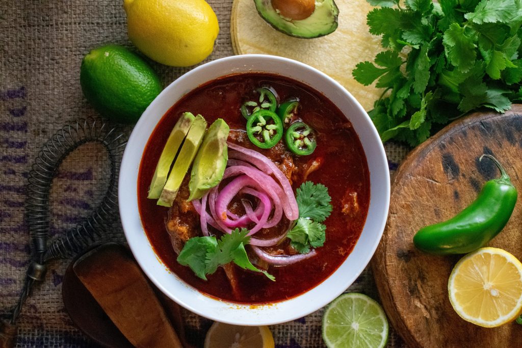 Image: chicken soup. How to not sacrifice culture for wellness. Amornize cultura y bienestar.