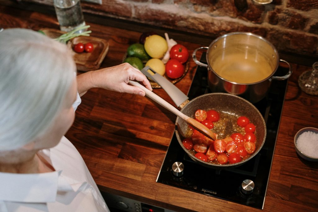 Image, Grandmother cooking. How to live plastic free like our abuelas.